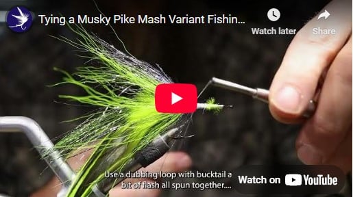 Tying a Musky Pike Mash Variant Fishing Fly